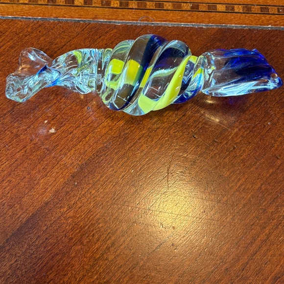 Vintage Murano Decorative Blown Glass Wrapped Hard Candy - Picture 5 of 8